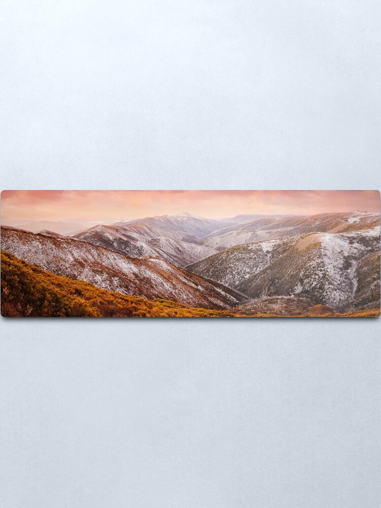 Alternate view of Mt Feathertop Sunset, Victoria, Australia Metal Print