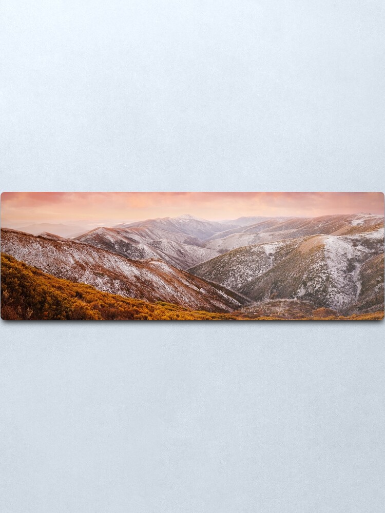 Alternate view of Mt Feathertop Sunset, Victoria, Australia Metal Print