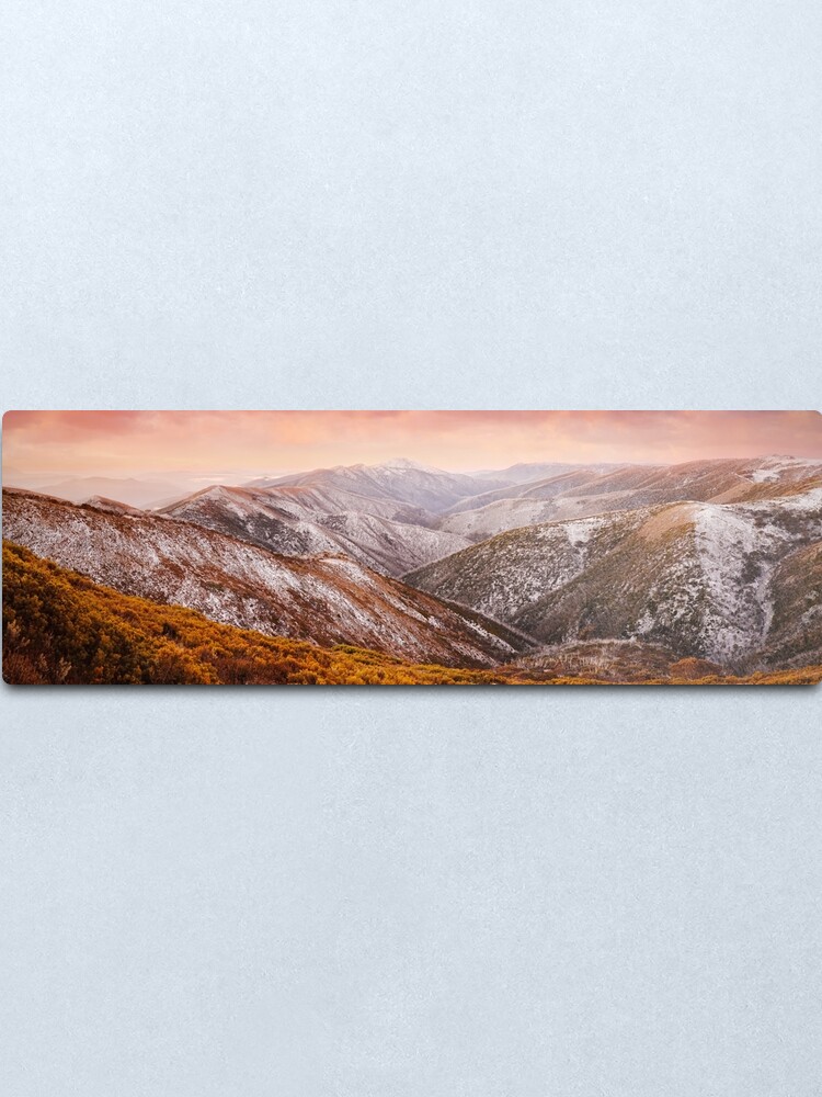 Alternate view of Mt Feathertop Sunset, Victoria, Australia Metal Print