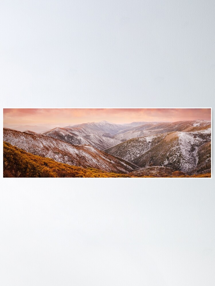 Alternate view of Mt Feathertop Sunset, Victoria, Australia Poster