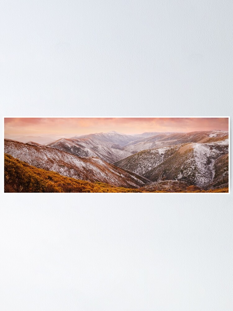 Alternate view of Mt Feathertop Sunset, Victoria, Australia Poster