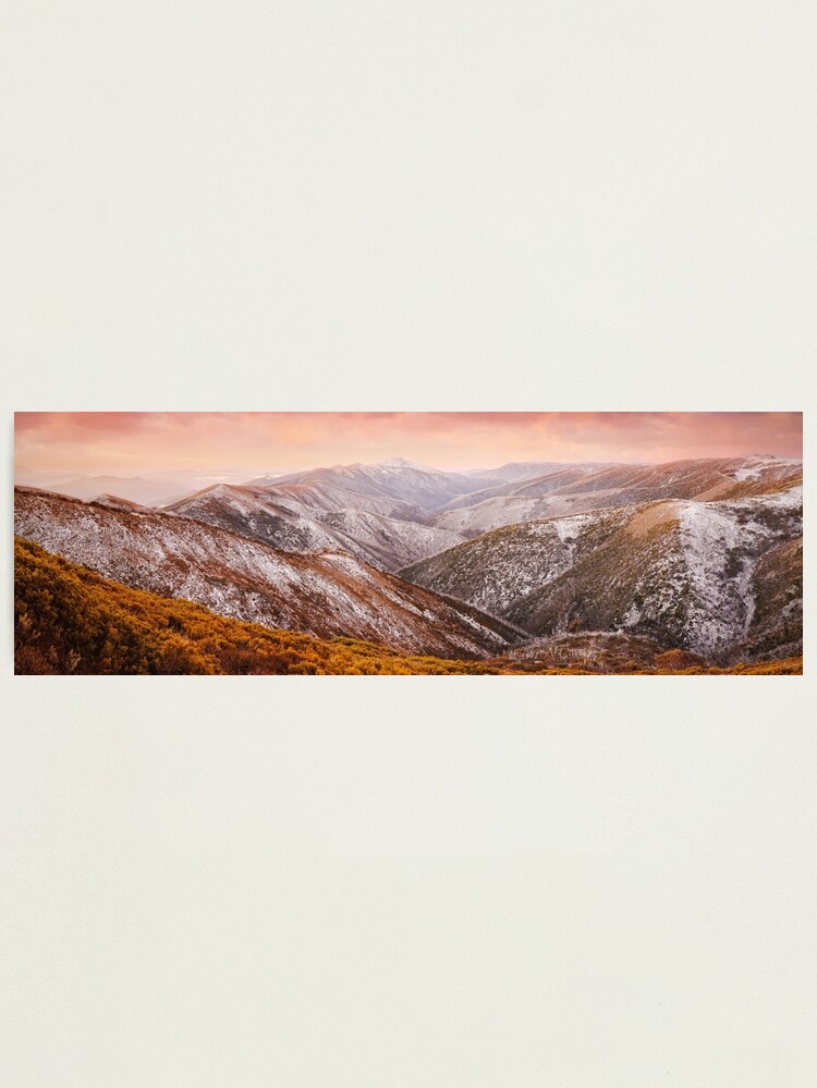 Alternate view of Mt Feathertop Sunset, Victoria, Australia Photographic Print