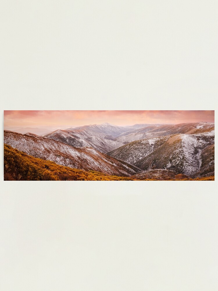 Alternate view of Mt Feathertop Sunset, Victoria, Australia Photographic Print