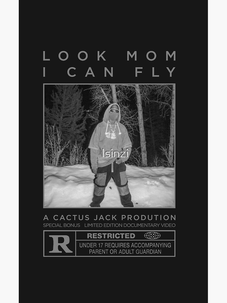 Look Mom I Can Fly - A3 Poster - Frankly Wearing