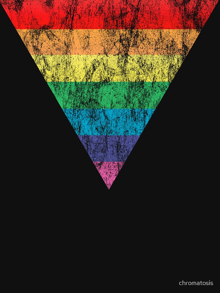 Rainbow Triangle T Shirt For Sale By Chromatosis Redbubble