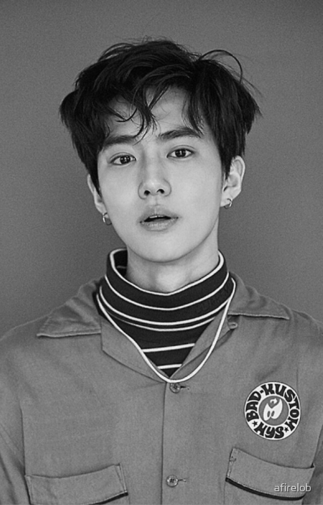 kim junmyeon lucky one by afirelob redbubble kim junmyeon lucky one by afirelob redbubble