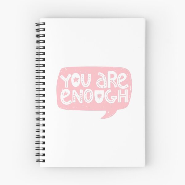 Item preview, You are enough positive phrase. Speech bubble. Self care illustration. designed and sold by CoCoArt-Ua.