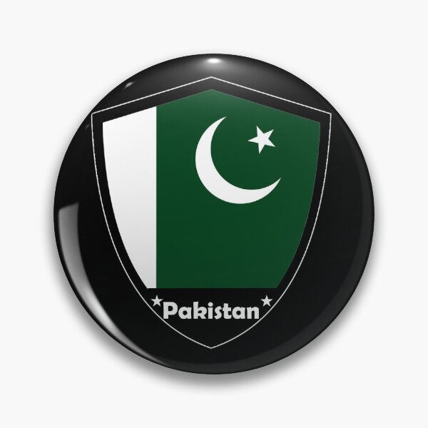 Item preview, Pakistan Flag Badge designed and sold by Gina-Driada.
