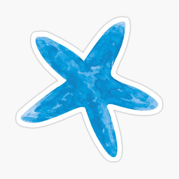 Vista previa del artículo con la obra «Estrella de mar azul estrella de mar», diseñado y vendido por Ocean-World.
