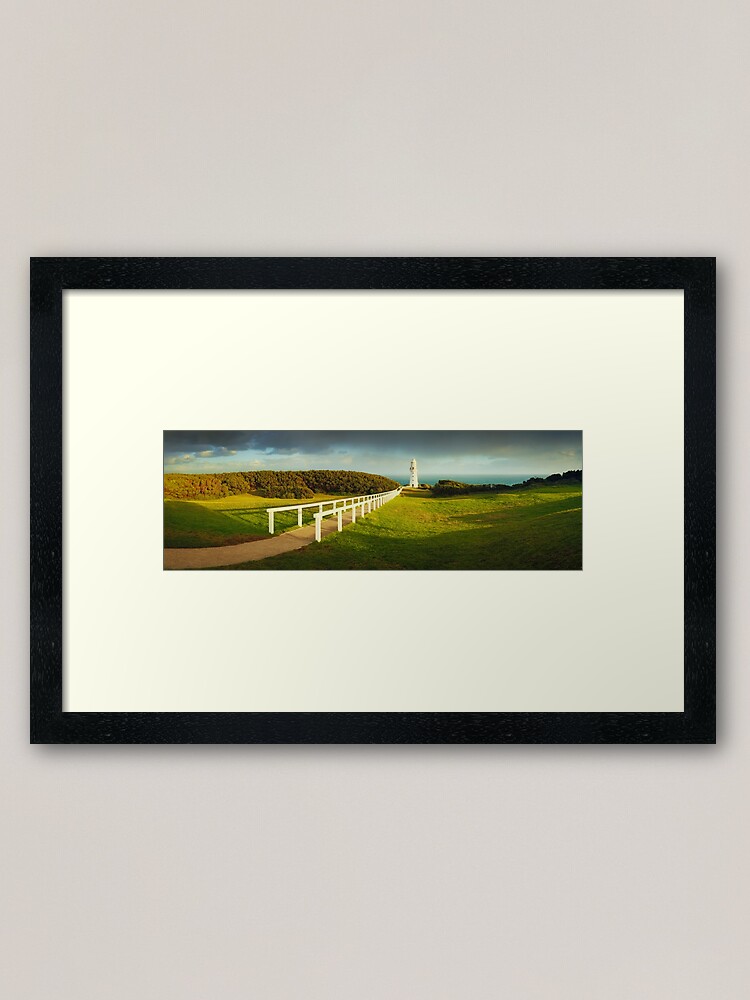 Alternate view of Cape Otway Lighthouse, Great Ocean Road, Victoria, Australia Framed Art Print