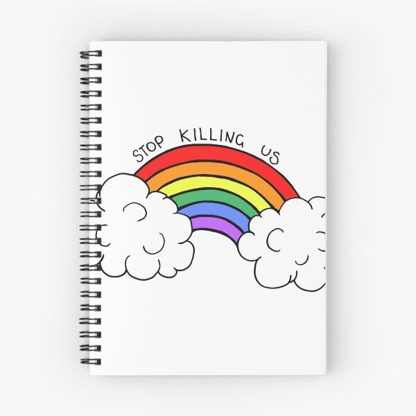 Item preview, STOP KILLING US (rainbow) designed and sold by EmpressEyrie.