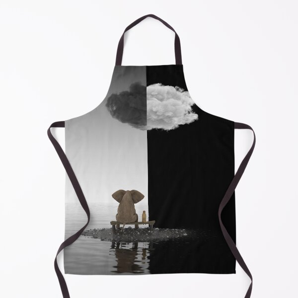 Item preview, Elephant and Dog sit on a island designed and sold by Mike Kiev art.