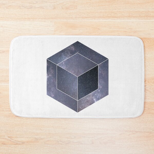 Item preview, Sacred Geometry - Space / Galaxy - Cube designed and sold by TrippyVibeCheck.