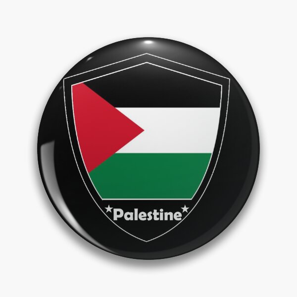 Item preview, Palestine Flag Badge designed and sold by Gina-Driada.