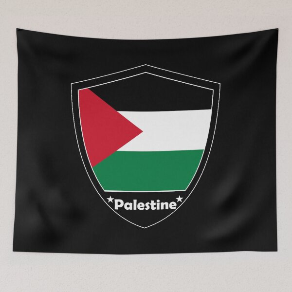 Item preview, Palestine Flag Badge designed and sold by Gina-Driada.