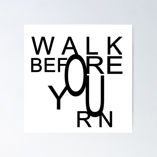 Item preview, Walk Before You Run designed and sold by WylandForYou.