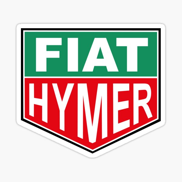 HYMER HEUER FIAT Sticker