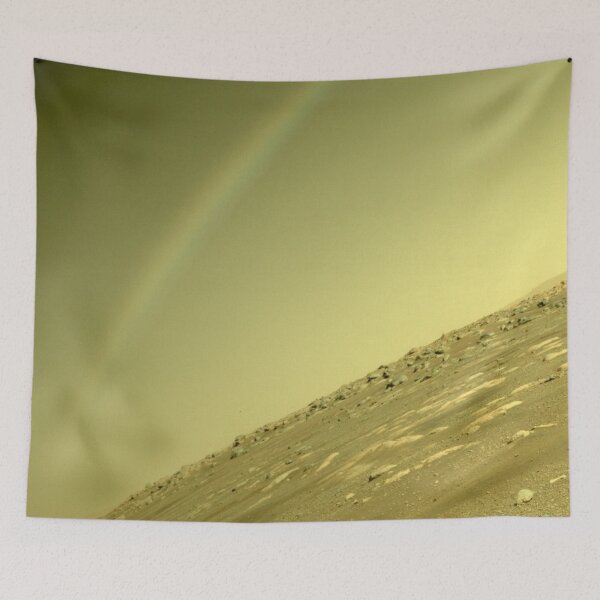 Artikelvorschau, Der Perseverance Rover der NASA fängt einen Regenbogen ein (es ist eigentlich Lens Flare) entworfen und verkauft von greg5000.