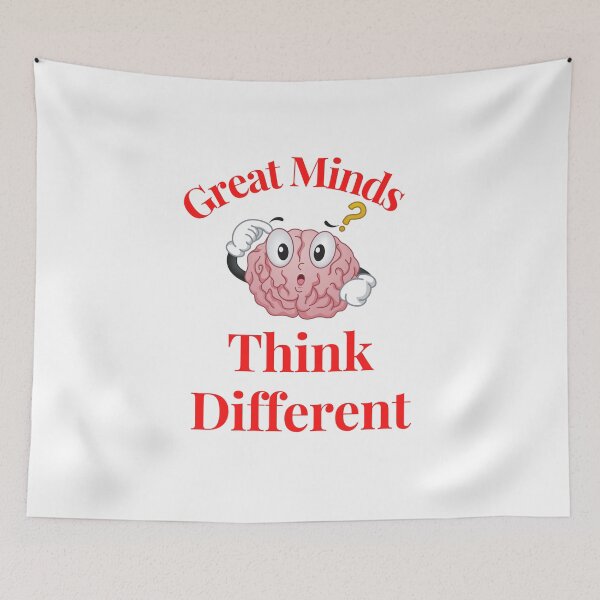 Item preview, Great Minds Think Different designed and sold by Bend-The-Trendd.