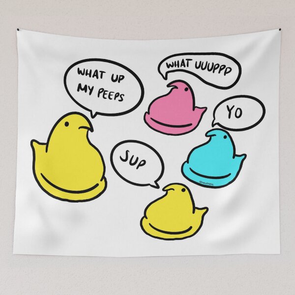 Item preview, what up my peeps designed and sold by hazydoodlez-.