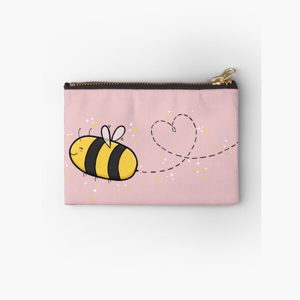 Item preview, Cute Wholesome Bee doing a Heart Loop Dee Loop, Digital Illustration designed and sold by AlmightyClaire.