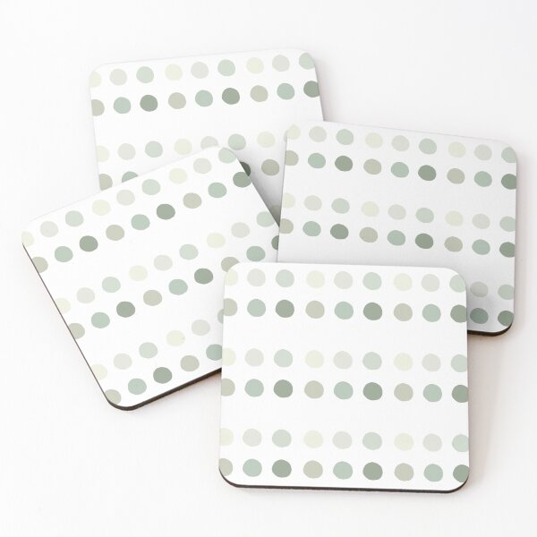Item preview, green shades aesthetic minimal circle colour palette spots designed and sold by SophieLogan.