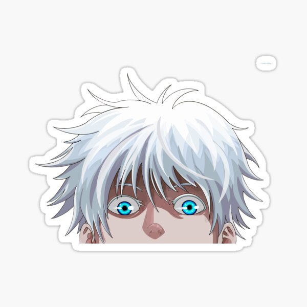 Gojo Peeker Stickers | Redbubble