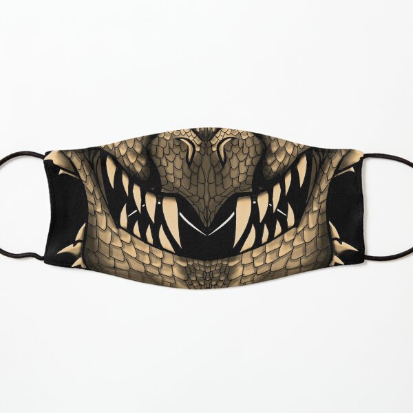 Gold Dragon Spirit Mask Kids Mask