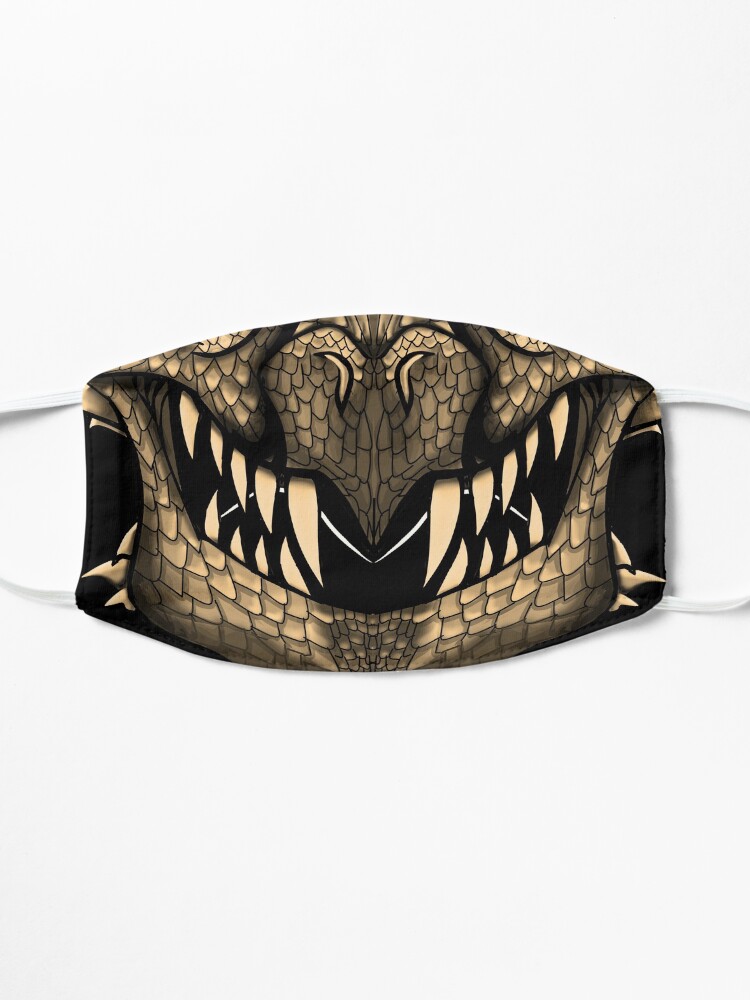 Alternate view of Gold Dragon Spirit Mask Mask