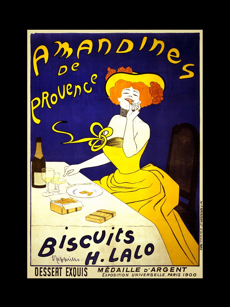 Thumbnail 7 of 7, Oversized T-Shirt, 'Amandines de Provence' by Leonetto Cappiello (Reproduction) designed and sold by RozAbellera.
