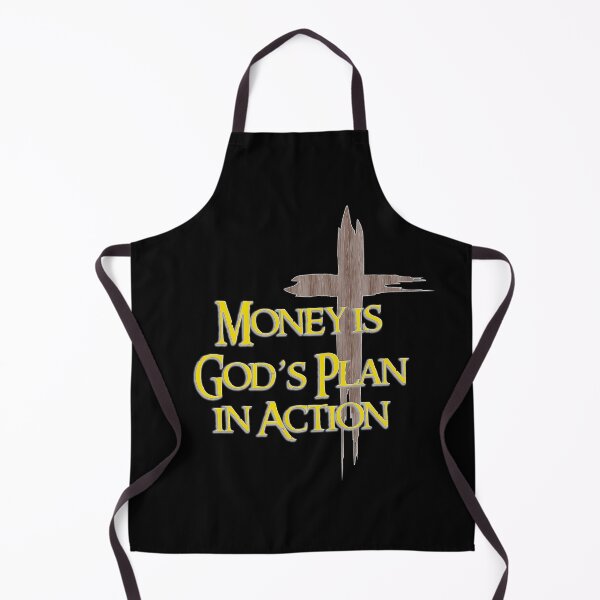 Item preview, Money is God's Plan in Action on Black Background 2 designed and sold by WLHmedia.com .