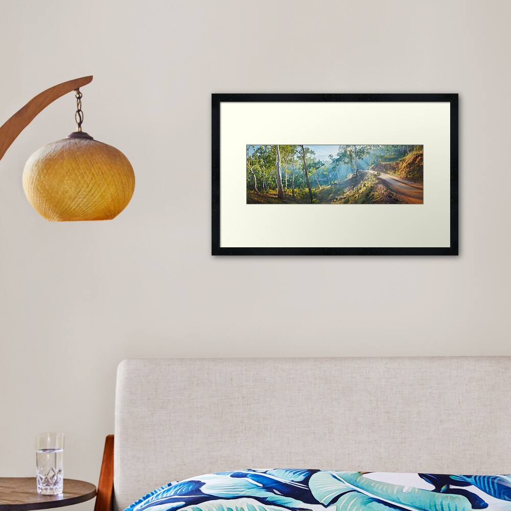 Morning Light, Howqua Hills, Mansfield, Victoria, Australia Framed Art Print
