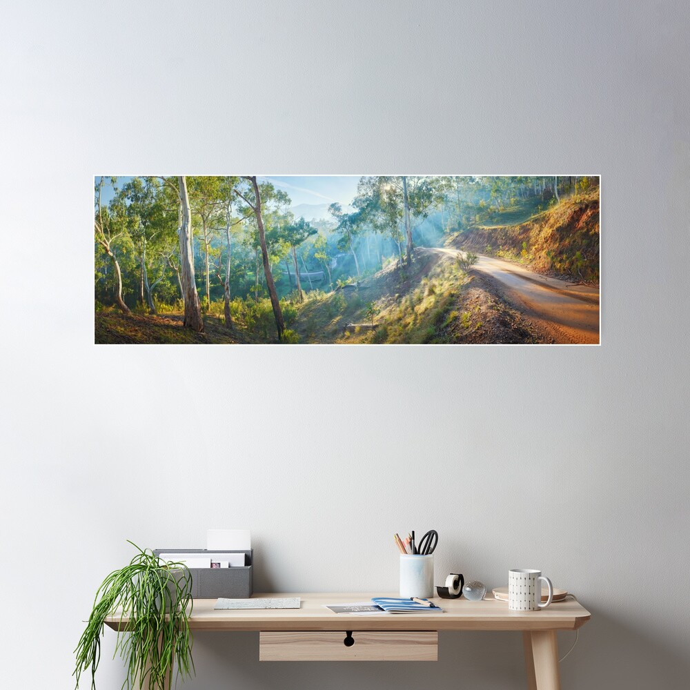 Morning Light, Howqua Hills, Mansfield, Victoria, Australia Poster