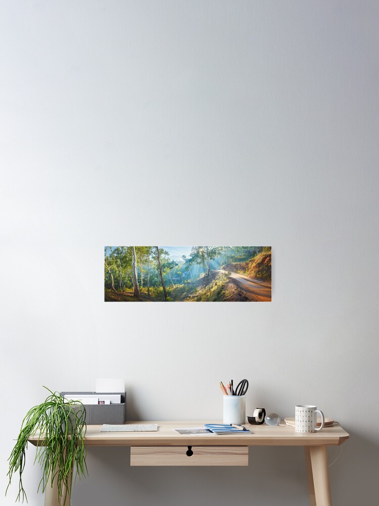 Thumbnail 2 of 3, Poster, Morning Light, Howqua Hills, Mansfield, Victoria, Australia designed and sold by Chockstone.