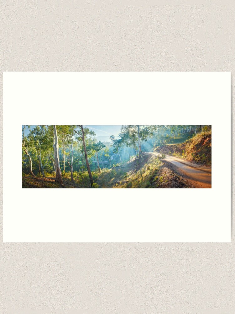 Alternate view of Morning Light, Howqua Hills, Mansfield, Victoria, Australia Art Print