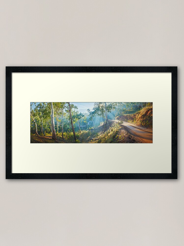 Alternate view of Morning Light, Howqua Hills, Mansfield, Victoria, Australia Framed Art Print