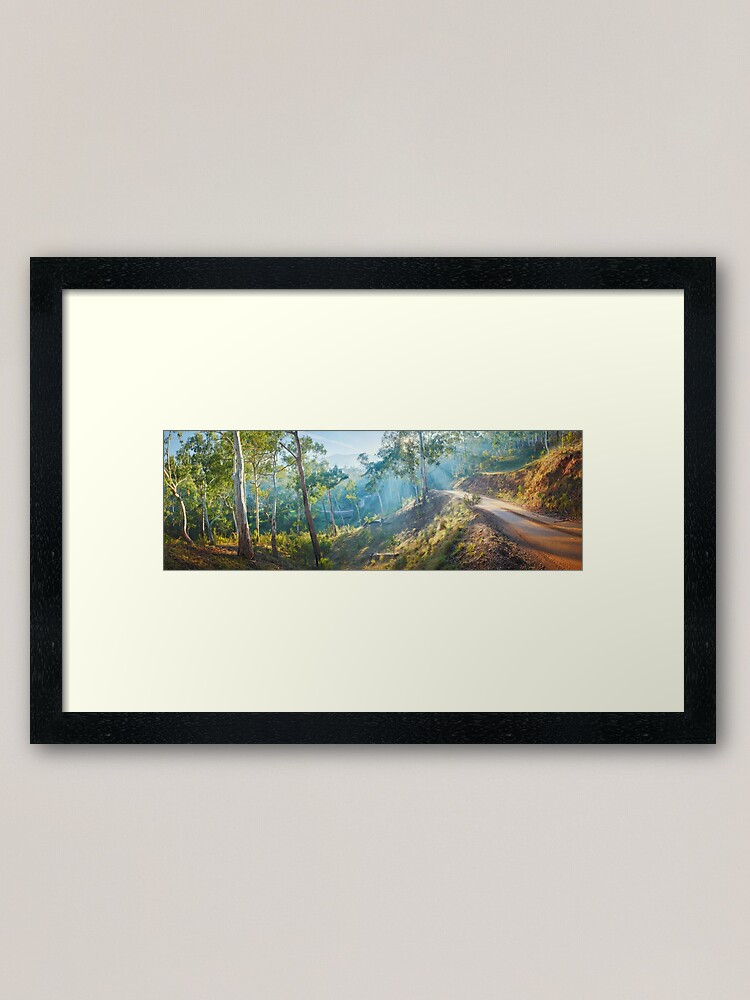 Alternate view of Morning Light, Howqua Hills, Mansfield, Victoria, Australia Framed Art Print