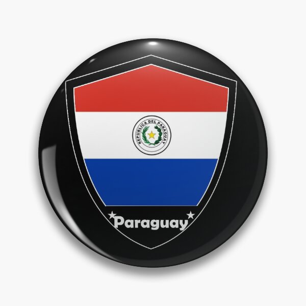 Artikelvorschau, Paraguay Flaggenabzeichen entworfen und verkauft von Gina-Driada.