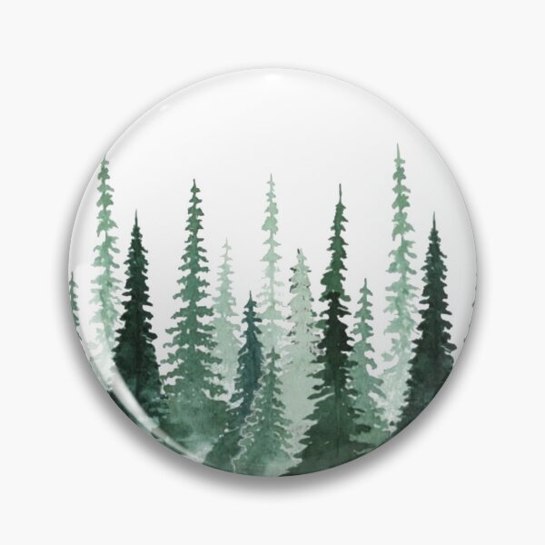 Item preview, Watercolor trees designed and sold by eammmmmm.