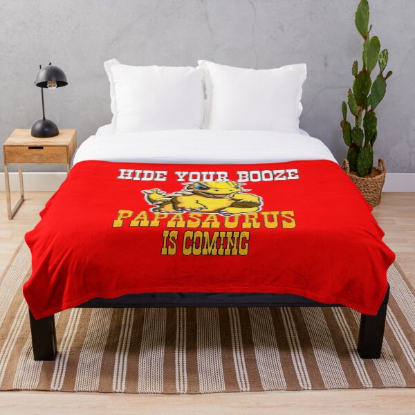 Item preview, Papasaurus está llegando Hide Your Booze - Funny Drinking Dad shirt designed and sold by Pure Evil.