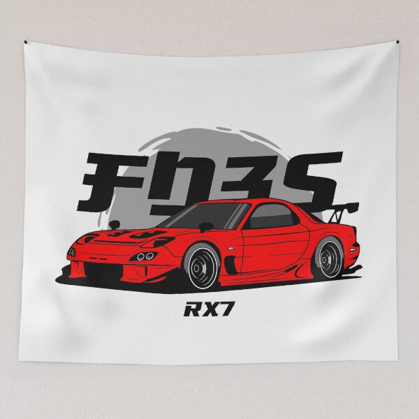 Item preview, Red RX 7 JDM designed and sold by goldentuners.