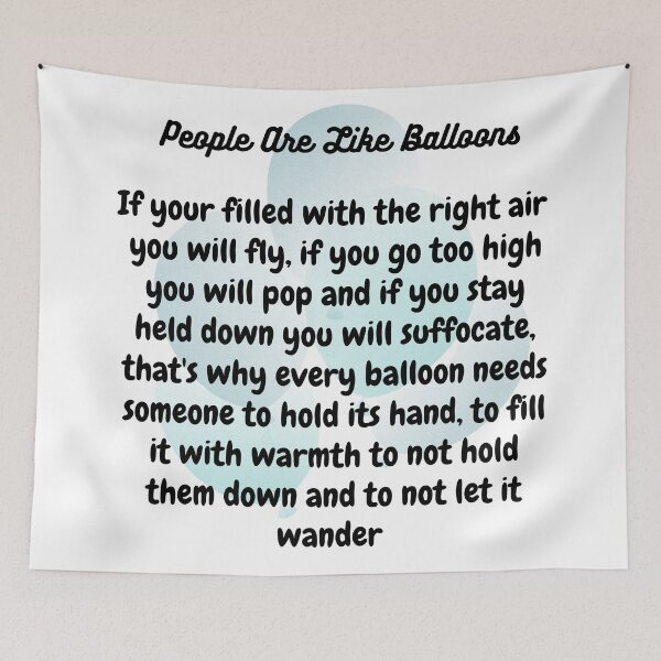 Item preview, People are like Balloons designed and sold by Bright Dreamer.