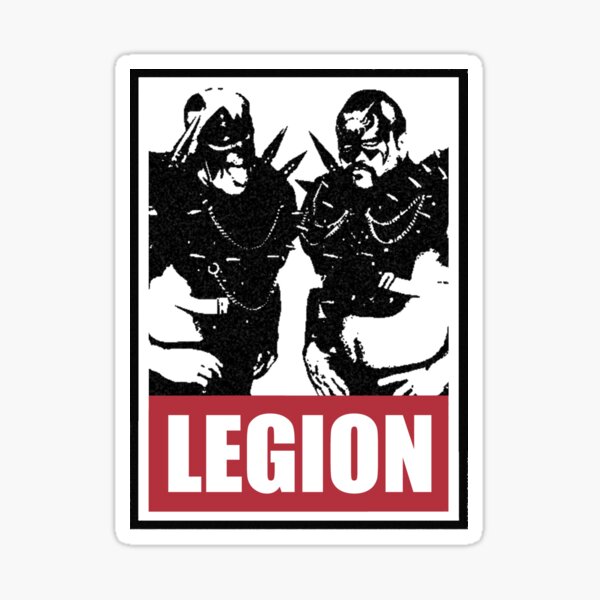 Legion Of Doom Stickers Redbubble - roblox doom wall 2 event
