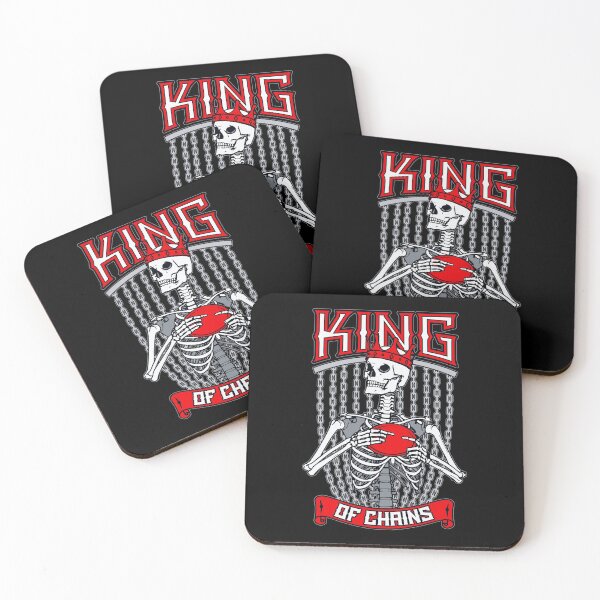 Item preview, Disc Golf Frolf Gothic Skeleton King Of Chains Skull Golfer designed and sold by GrandeDuc.