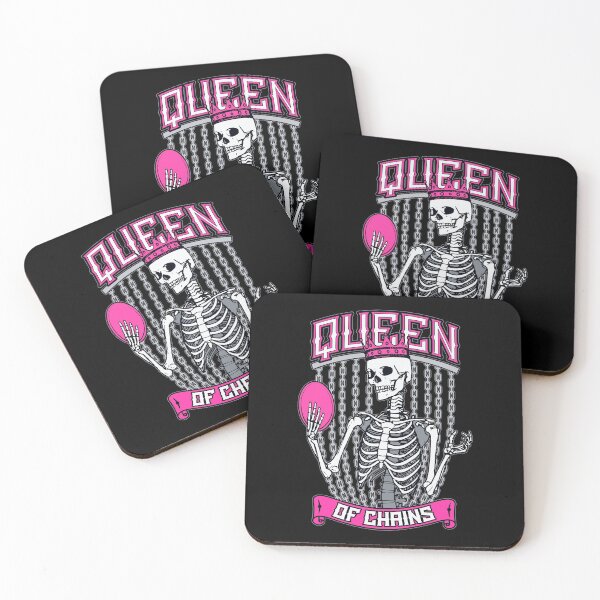 Item preview, Disc Golf Frolf Gothic Skeleton Queen Of Chains Skull Golfer designed and sold by GrandeDuc.