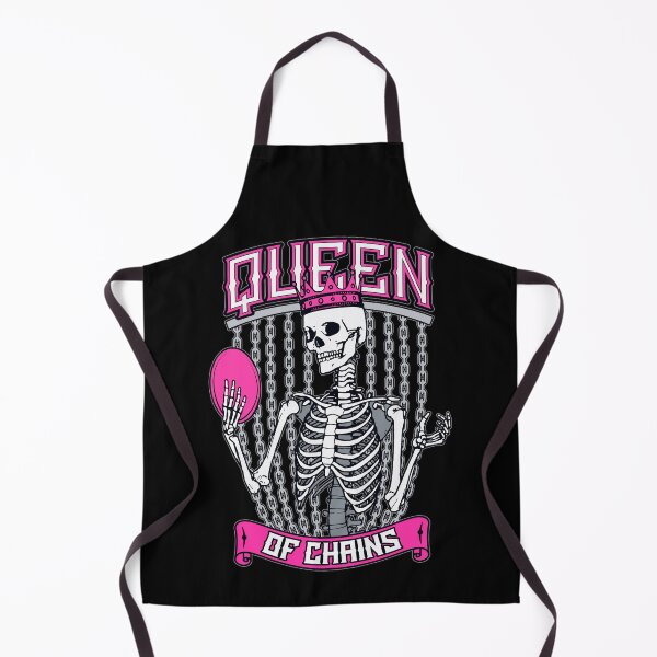 Item preview, Disc Golf Frolf Gothic Skeleton Queen Of Chains Skull Golfer designed and sold by GrandeDuc.