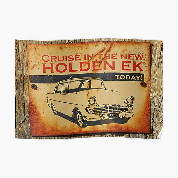 The New Holden EK Poster