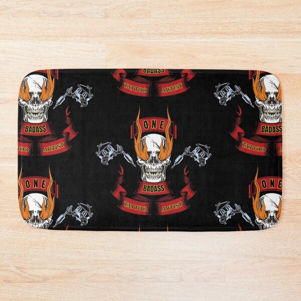 Item preview, One BadAss Tattoo Artist - Skull Tattoo Dark Arts designed and sold by RomeoSketches.