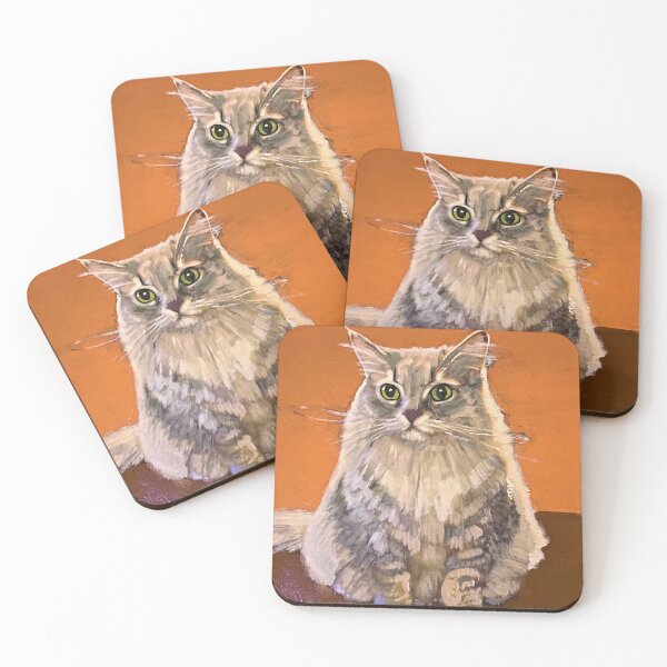 Item preview, Fluffy Cat Posing designed and sold by Artist Gary Springer.