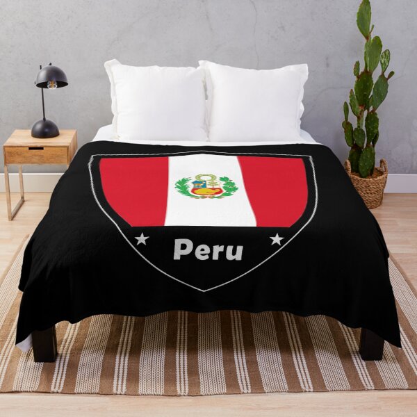 Item preview, Peru Flag Badge designed and sold by Gina-Driada.